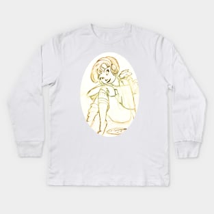 Dream Girl 'TRACK 7' Kids Long Sleeve T-Shirt